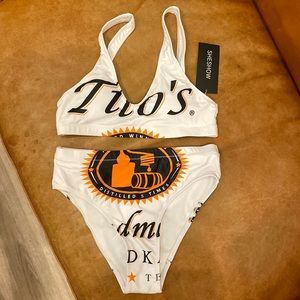 Tito’s white high waisted bikini XS and S NWT